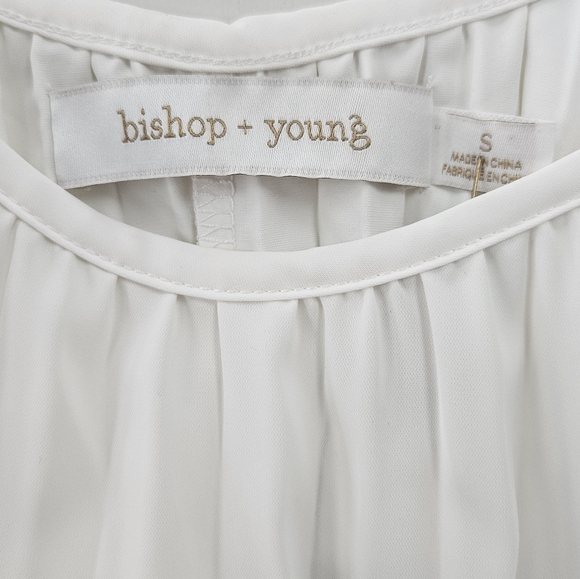 NWOT bishop + young White Maxi Dress - Picture 3 of 3